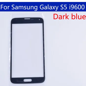 10pcs\veliko S5 zaslon na Dotik Za Samsung Galaxy S5 i9600 G900F G900H G900A G900 LCD Sprednji Zunanji Steklo Zaslona na Dotik Objektiv 5.1