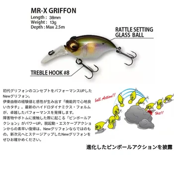 13g 3.8 cm Mini Wobbler Plavajoče Ročice Crankbaits Fishing Lure Morske Ostriž Japonska Jerkbait Trde Umetne Vabe Ribolov