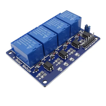 1Pcs 4 Kanalni Relejni Modul 5V Rele Nadzorni Odbor z Optocoupler Izhod 4 Način Relais Modul za Arduino