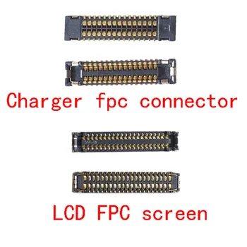 1Pcs USB polnjenje Polnjenje Polnilnik Dock Vmesnik LCD Zaslon FPC Priključek Priključite flex Kabel Za Lenovo Z5 L78011 30pin 38pin