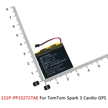 1S1P-PP332727AE Za TomTom Iskra 3 Kardio GPS Watch Acumulator 2-žice Priključite 260mah Smartwatch Baterije Zamenjava Baterije