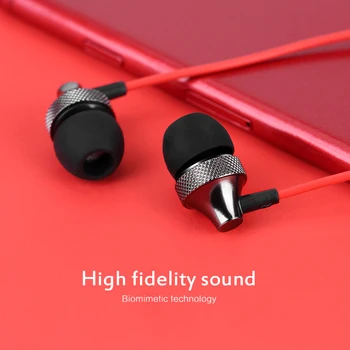 3,5 Mm izhod za Slušalke Heavy Bass Slušalke Zmanjšanje Hrupa za Splošne namene Kovinski Gaming Slušalke Za Slušalke Igralec Z Mic