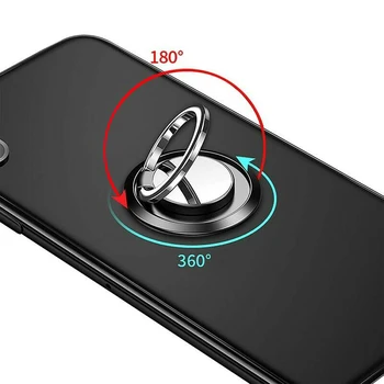 360° Vrtljivost Kovinski Mobilni Telefon Zvoni Držalo Magnetno Avto Nosilec za Pametni telefon Stojalo Za iphone za Huawei za Xiaomi za Samsung