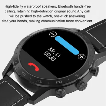 454*454 HD 1.39 palčni zaslon Smart Watch Moških Bluetooth Klic IP68 Vodotesen predvajalnik glasbe, povezavo Bluetooth slušalke Smartwatch Moški