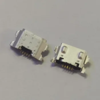 50pcs Micro USB 5Pin Jack Priključek za Vtičnico Podatkov Za Samsung Galaxy A01 A015 A015F/DS A015V M01 M015 M015F Polnjenje Rep Plug