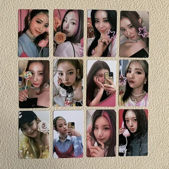 6pcs/set Kpop ITZY Photocards NORI NA LJUBEZEN Album Kartice Razglednice K-pop ITZY posamezne Države Lomo Kartice