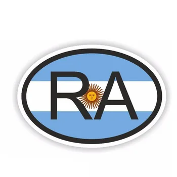 Argentina RA Državo Ustvarjalnih Avto Nalepke, Dodatki Vinil PVC 11 cm*7 cm motorno kolo Nepremočljiva Vetrobransko Avto Styling Decal