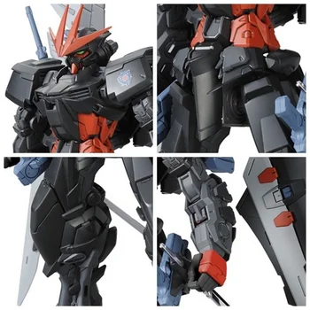 Bandai Gundam MG 1/100 MBF-P0X Zašel Noir Akcijski Model Skupščine Gunpla Kit Anime Slika Zbirateljstvo Igrače Božična Darila Model