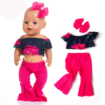 Barvita Šport Kostum Fit 17 palčni 43 cm Punčko Oblačila Rojen Baby Doll Obleko Pribor Za Otroka, Rojstni dan Festivala Darilo