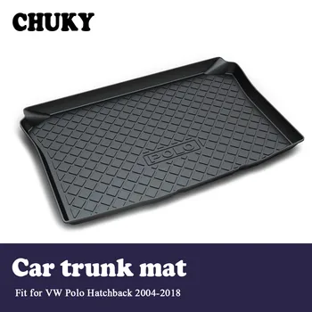 CHUKY Za VW Polo Hatchback 2004 2005 2006 2007 2008 2009 2010 2011-2017 2018 Avto, Tovor, zadaj prtljažnik mat Anti-slip mat Dodatki