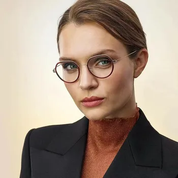 Danska Blagovna Znamka Design Titanove Zlitine Okvir Očal Ne Vijak Ženske Branje Okviri Moških Kratkovidnost Recept Očala
