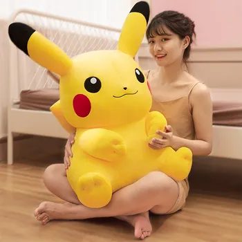 Dejavnost cena srčkan Pikachu plišastih igrač velikosti polno blazino Pokemon polnjene lutka pomiriti otroka Božično darilo za rojstni dan