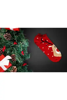 Del več kot 5 Kos Božič Božič Pisane Tople Nogavice Nastavite Novo Leto Stranka Oblačila Božični Okraski