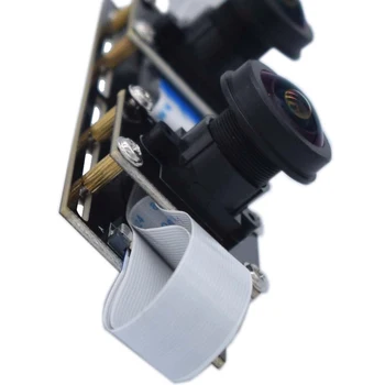 Dvojno Objektiv Sinhronizacijo Modula Kamere USB2.0 OTG UVC MJPEG YUY2 30fps 3D VR Stereo usb Webcam sinhroni okvirji digitalni fotoaparat