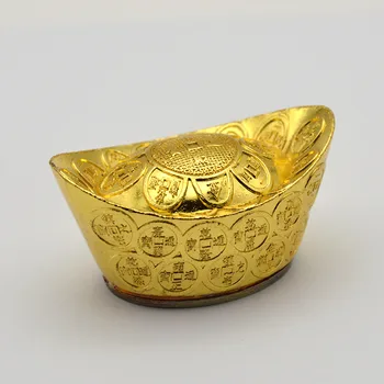 Feng Shui Okrasitev Ugoden Zlati Kitajski Bogastvo Zlata Ingoti Maskota Kovinske Obrti Za Ponaredek Nekaj Starinsko Acer Doma Dekor