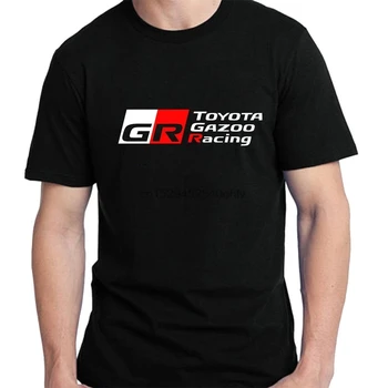 GR Toyota Gazoo Dirke Poletje New Visoke Kakovosti Moški Majica s kratkimi rokavi Priložnostne Bombaža, Kratek Rokav T-Shirt
