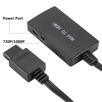 HDMI-združljiv Kabel N64, da HDMI je združljiv Adapter 720P/1080P N64 HD Stikalo Pretvornik Za N64/SNES/GameCube
