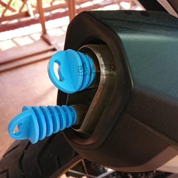 JAER Motocikel Izpušne Cevi Motokros izpušne cevi PVC Zrak-bleeder Plug Izpušnih Dušilec Glušnika Pranje Priključite Cev Zaščitnik