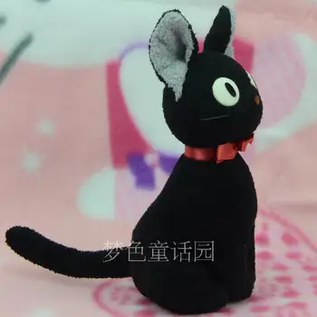 Kiki ' s Delivery Service Jiji Black Cat Plišastih Igrač Srčkan Mehko Polnjene Živali Baby Dekleta, Otroci Igrače za Otroke, Božična Darila