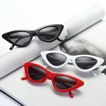 Kisunrise Mačka Oči, sončna Očala Ženske Plastični Okvir Dobre Kakovosti Očala sončna Očala Mode UV400 KS0566