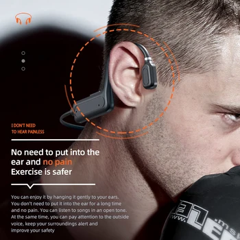 Kostno Prevodnost Slušalke Brezžične Slušalke Nepremočljiva HI-fi Slušalke Stereo in-Ear Slušalke TWS Neckband Športne Slušalke