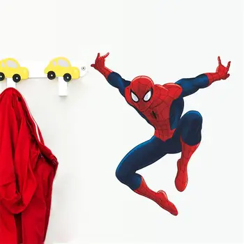Lep risanka Spiderman otroci fantje lep rojstni dan darila sobo, nalepke stenske nalepke doma dekor igrača izmenljive stranka nalepke SDM3