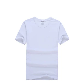 Lycra bombaž barva krog vratu kratek rokav poletje moških mehko priložnostne T-shirt razred oblačil majico po meri logo LB105