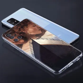Mehko Telefon Ohišje za Samsung Galaxy A51 A71 A21s A31 A12 A72 A32 Pregleden Lupini A52 Jasno Kritje Funda Leonardo DiCaprios mlade