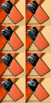 Mi 10 Primeru Zroteve Za Xiaomi Mi10 Mi11 Ultra Primeru PU Usnje Xiomi Mi 11 11i 10T Pro Mi10T Lite Kritje Za Xiaomi Mi Opomba 10 Pro