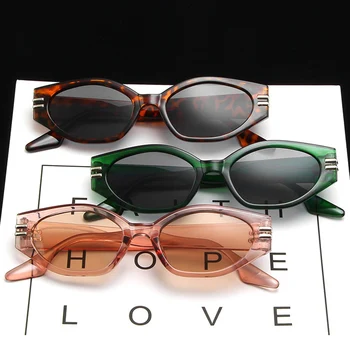 Moda za Ženske Očala 2021 Letnik Majhna Škatla Črna Ameriški Stil Mačka oči, sončna Očala Luksuzni Oblikovalec Moških Očala Za Vožnjo