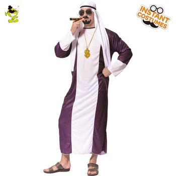Moški Arabskem Serije Kostum Bližnjem Vzhodu Tradicionalni Noši Haljo Halloween&Purim Stranka, Cosplay Arabskem Kostumi