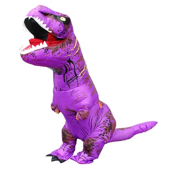 Napihljivi Dinozaver Kostum T-REX Halloween Cosplay Karneval Božični Kostumi Za Ženske, Moške Blowup Maskota Fancy Stranka Obleko
