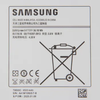 Originalni Nadomestni Tablet Baterije T9500C Za SAMSUNG Galaxy Note 12.2 P900 P901 P905 T900 P900 P905 T9500C T9500E/U/K 9500mAh