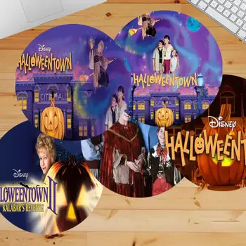 Smešno Disney Halloweentown Lep Anime krog Miško Mat Anti-Slip Laptop PC Miši Pad Mat gaming Mousepad
