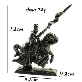 Srednjeveški Terran Vitezi Legije Toy Model Desk Ornament Tabela Igri Dekoracijo Baker Vojne Konja, Kopje Vojak Figurice Miniature
