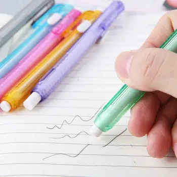Ustvarjalne Pritisnite Pero Oblikovan Radirka, Pisanje, Risanje Pencil Erase Študentski Pisarni Šole, Tiskovine Učenje Slikarstvo Opremo