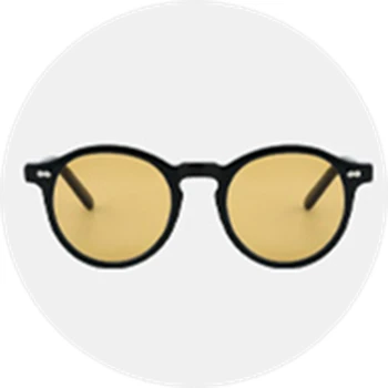 Visoka Kakovost MILTZEN Retro Okrogla sončna Očala Za Moške In Ženske HD UV400 Polarizirana Objektiv Vožnjo sončna Očala Acetat Japonska Očala