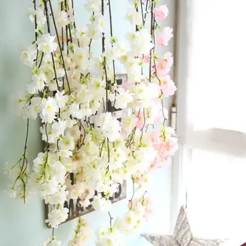 Visoka kakovost 53 Cm, Umetni Češnje cvetovi Cvetovi Svile cvetja za poročno dekoracijo doma