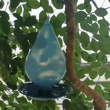 Vrt Hummingbird Napajalni Plastike Za Pitno Vodo, Zunanji Visi Podajalnik Ptic Vode Hranjenje Naprave Hrano, Posodo