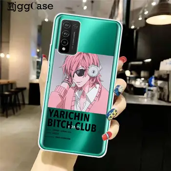 Yarichin prasica Klub Anime Primeru Telefon Za Huawei Honor 10 20 30 Lite Pro 10i 30i 8C 8X 9X 10X Lite Cute Anime Mehko Kritje Fundas