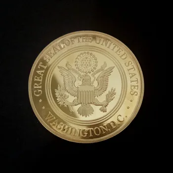 ZDA Mornarice USAF USMC Vojske Coast Guard American Free Orel Totem Zlato Medaljo Vojaškega Izziv Kovanca Zbiranja Novih pozlačeni Kovanec