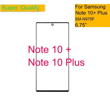 Za Samsung Galaxy Note 10 Plus N975 N975F N975F N975DS, Zaslon na Dotik, Sprednji Plošči Zunanje Steklo Objektiv Opomba 10+ LCD Steklo Zamenjava