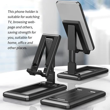 Za Samsung Zložljive Tablični računalnik, Mobilni Telefon Namizni Telefon Stojalo za iPhone Namizno Držalo Nastavljivo Desk Nosilec za Telefon Stojalo