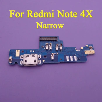 Za Xiaomi Redmi OPOMBA 4 / Redmi OPOMBA 4X MTK X20 Ozka Širina USB Polnjenje Polnilnik Vrata Dock Priključek, Vtič Odbor priključek
