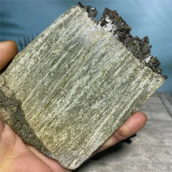 Zeleni Turmalin Naravni Kamni Raw Quartz Crystal Slab Healing Home Dekoracijo Obrti Darilo Gruče Mineralov Vzorec