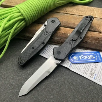 Benchmade 9401-1 visoko trdoto taktično folding nož iz ogljikovih vlaken ročaj pranje kamna površine na prostem EOS Noži