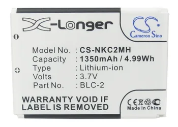Cameron Kitajsko Visoke Kakovosti 1350mAh Baterije BLC-2 za Nokia 1220, 1221, 1260, 1261, 2260, 3310, 3315, 3330, Za OBI Wolverine S501