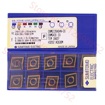SUMITOMO CNMG120404N-EX AC630M/CNMG120408N-EX AC630M KARBIDA VSTAVITE 10PCS/BOX